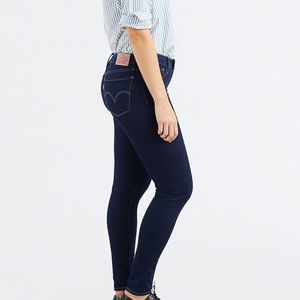 Levi’s 710 Super Skinny Dark Denim Jeans